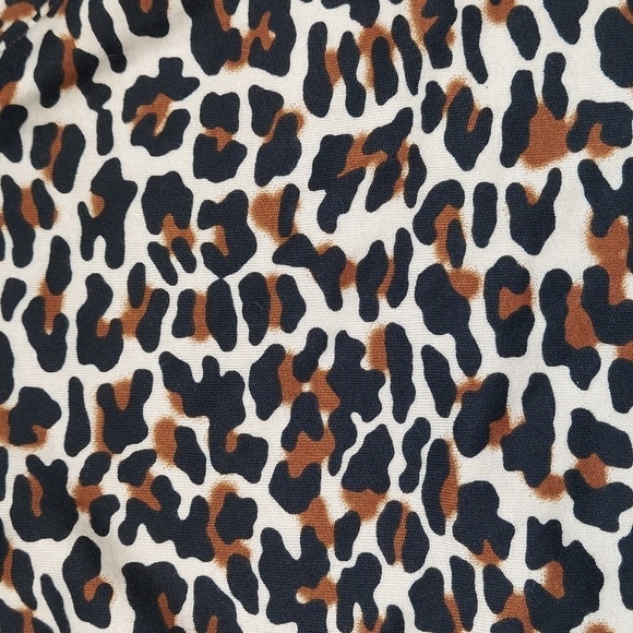 Lou & Grey Leopard Print Fluffy Fleece Hoodie Size S - Picture 8 of 13